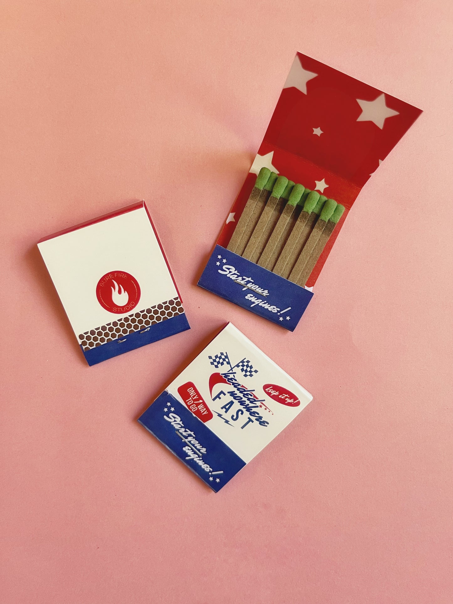 Headed Nowhere Fast! Matchbook