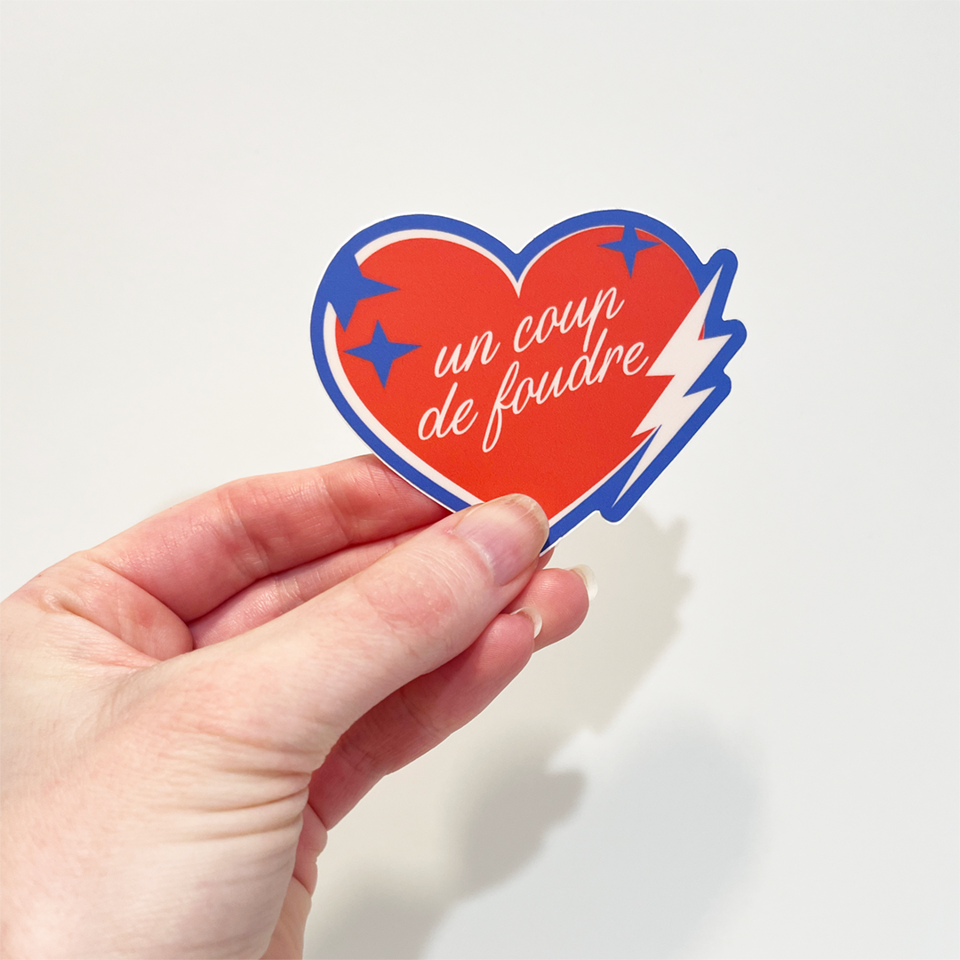 Un Coup de Foudre Sticker