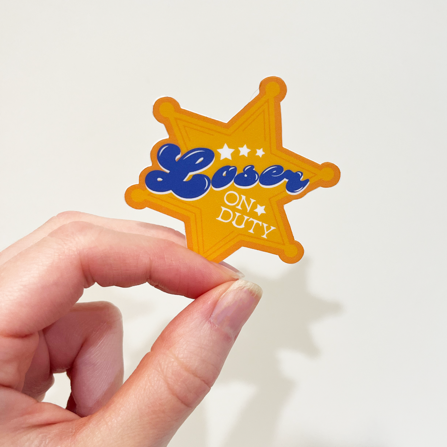 Loser on Duty Sticker