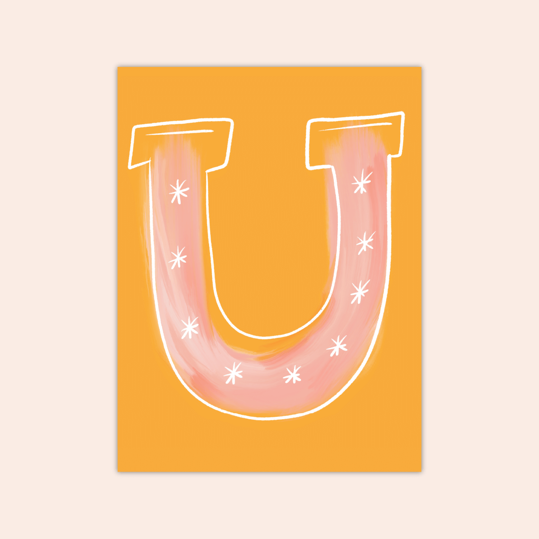 Lucky Horseshoe Art Print