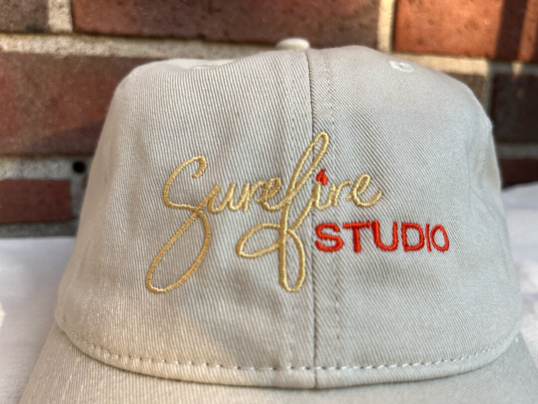 Studio Embroidered Organic Cotton Dad Hat
