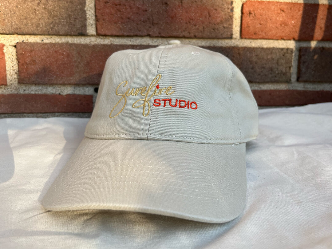 Studio Embroidered Organic Cotton Dad Hat
