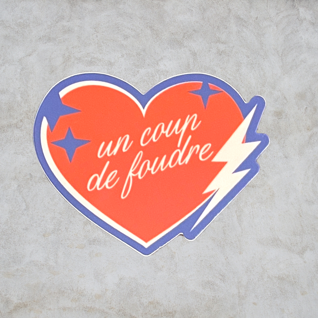 Un Coup de Foudre Sticker