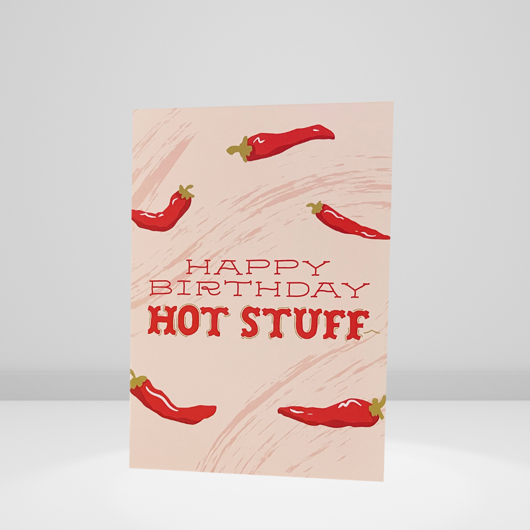 Happy Birthday Hottie Card