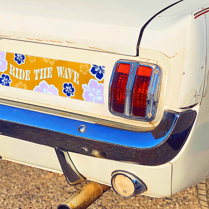 Ride the Wave Bumper Sticker