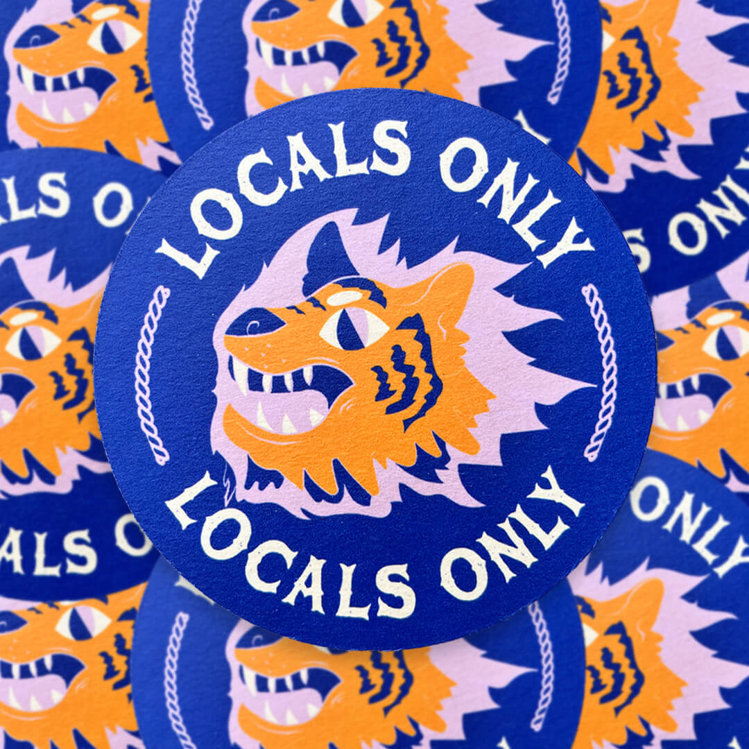 Locals Only! Coasters