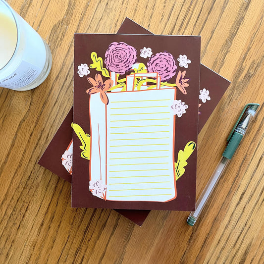 Flower Market Notepad