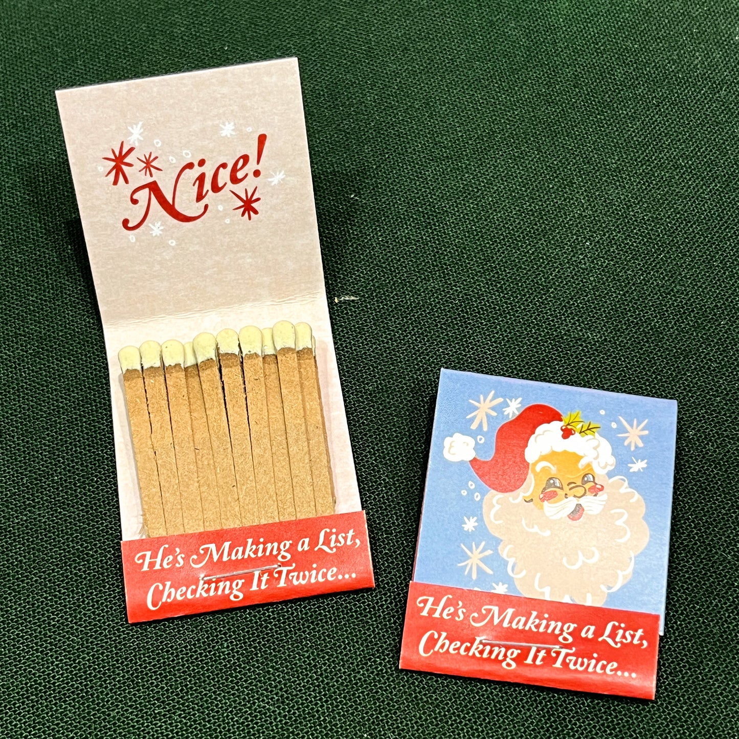 Naughty or Nice Matchbook