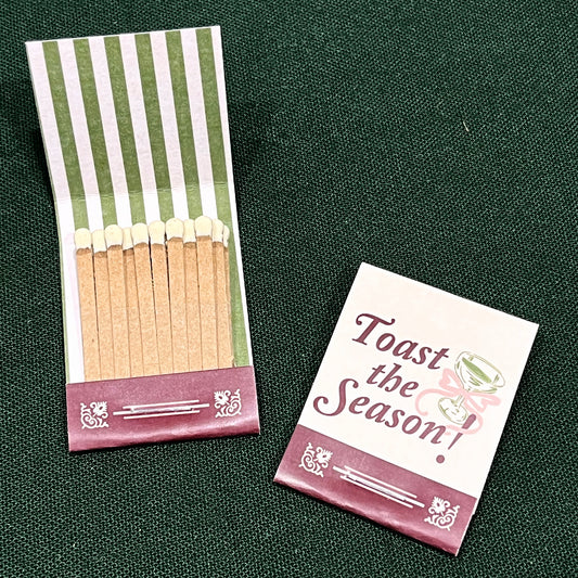 Toast the Season Matchbook