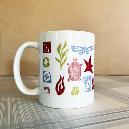 Stamped Ceramic Mug