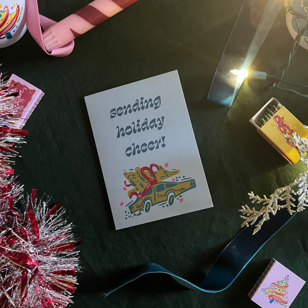 Car Sending Cheer Card