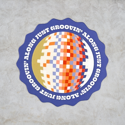 Disco Groovin' Sticker