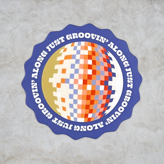 Disco Groovin' Sticker