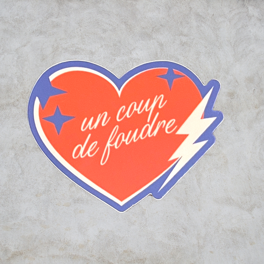 Un Coup de Foudre Sticker